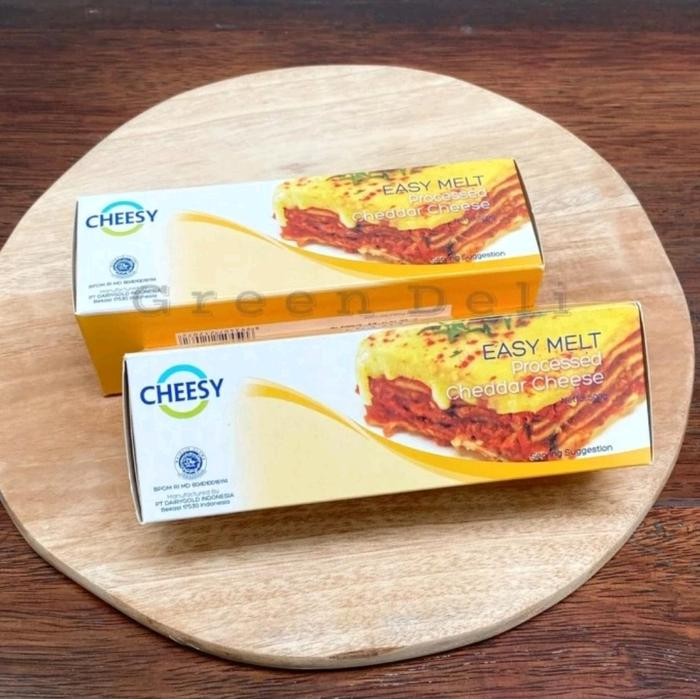

Cheesy Easy Melt Cheddar Cheese 500 Gram - -