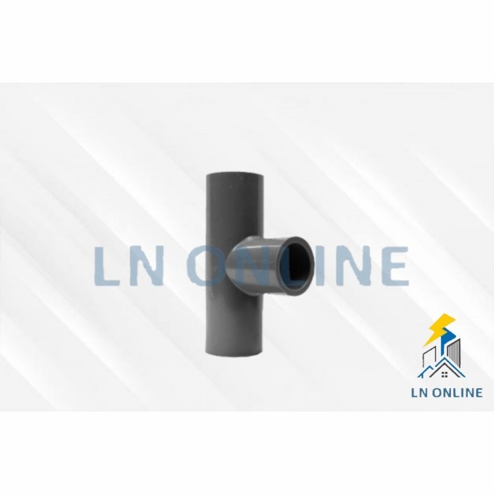 Fitting Tee Rucika Aw PVC / Sambungan Tee Pipa Rucika PVC