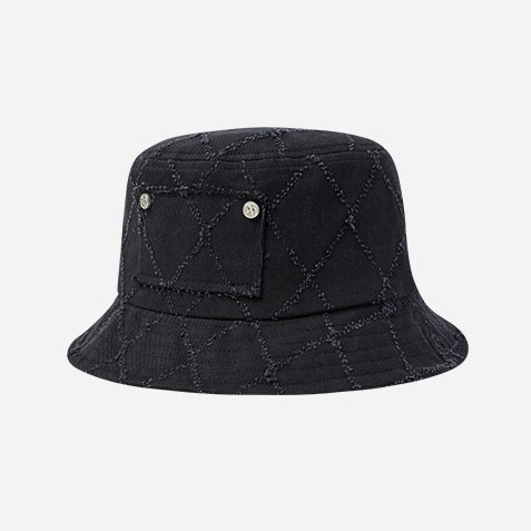 [ADLV] Diamond Washing Bucket Hat Black - Topi Standard Fit Unisex acme de la vie