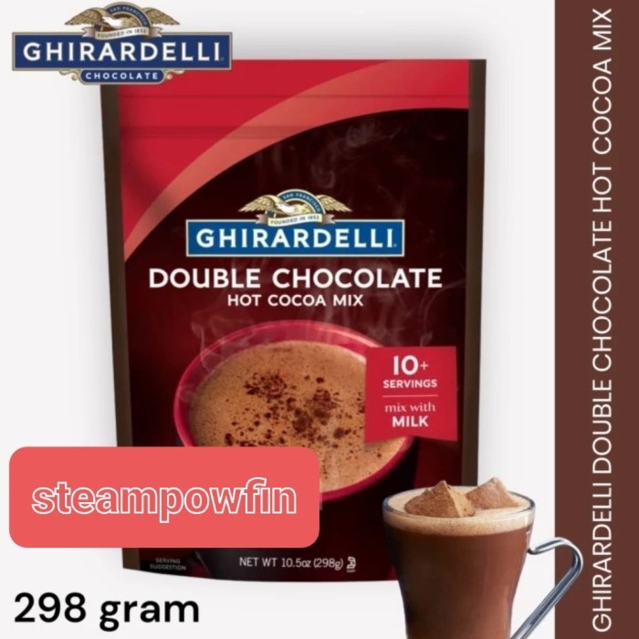 

Ghirardelli Hot Cocoa Double Chocolate Minuman Cokelat Import