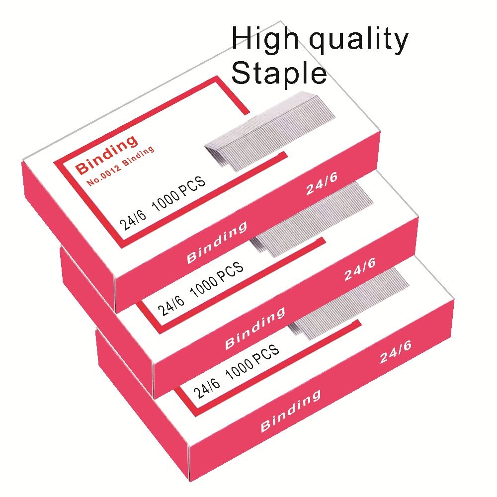 

1-3Box Stapler 24/6 12# 10# No.12 No.10 office stationery staplerpapeleria Universal Mier Mil micro Universal stapler