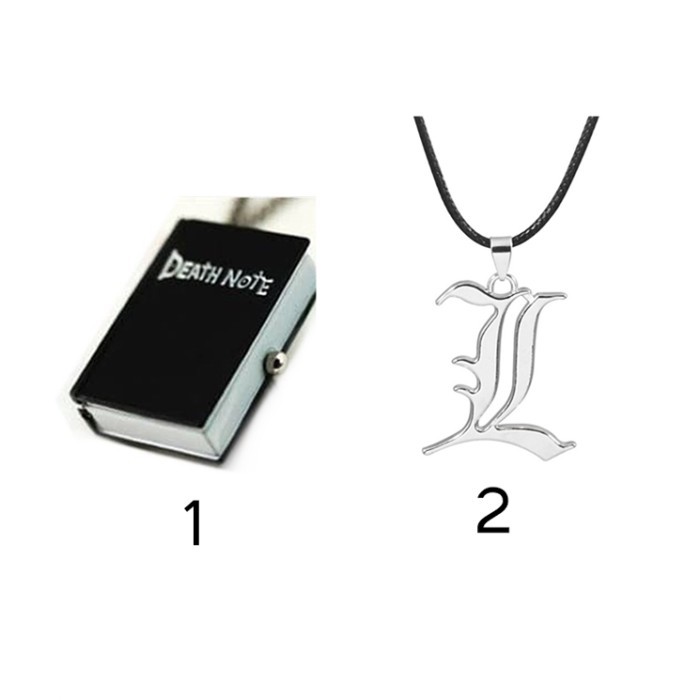 Kalung jam anime bentuk buku death note