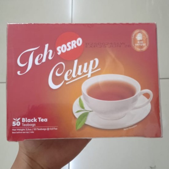 

Teh Celup Sosro Wangi Asli Blacktea isi 50s