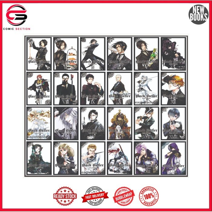 Black Butler Manga (32 Book series) (English)