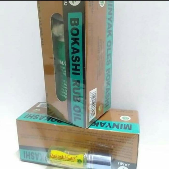 Bokashi Rub Oil Jumbo 140ml/Minyak Oles Bokashi