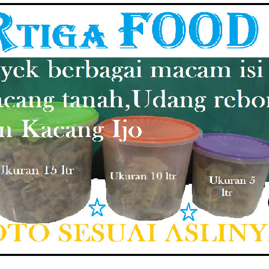 

peyek kacang - kacang ijo, 10 ltr