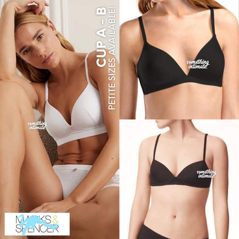[SMALL SIZE SALE] MS Petite Wirefree Non Wired Plunge Tshirt Bra Small Size / MARKS Girl Miniset Uku