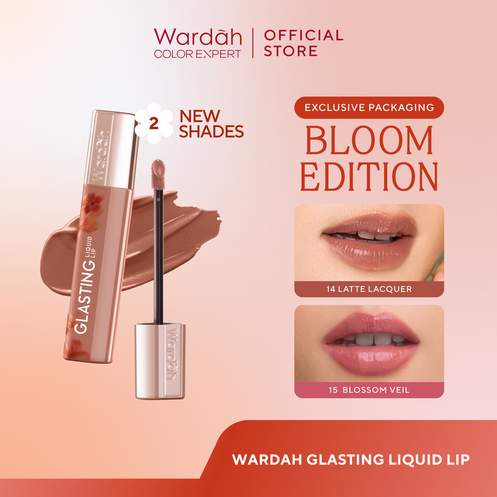 NEW SHADES! WARDAH Glasting Liquid Lip & Matte Lip Cream - Bloom Edition - Liptint-Lip-Stain-Lipglos