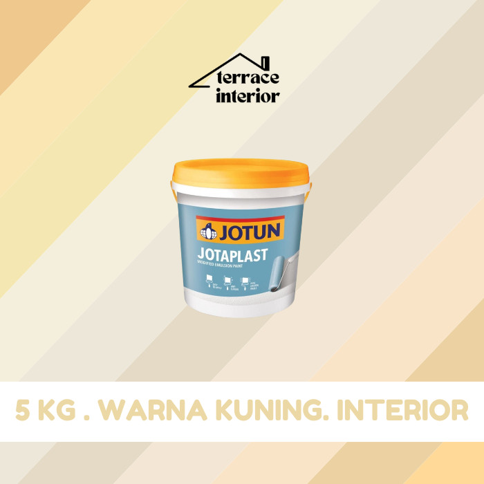 Cat Tembok Jotaplast Jotun Warna Cream Kuning 5 kg