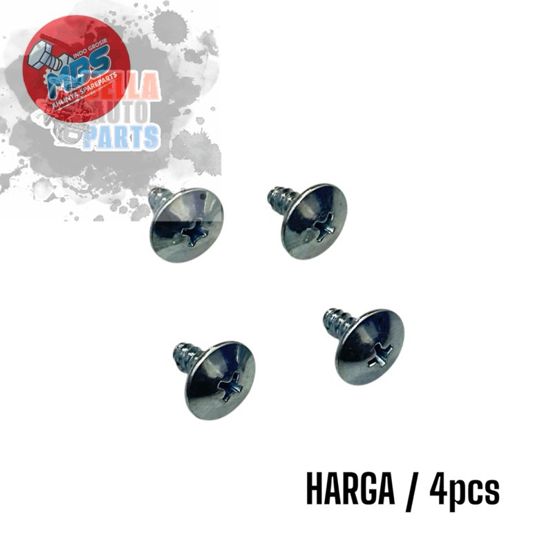 GROSIR BAUT CLIP M5 DRAT KASAR PAYUNG LEBAR MOTOR MOBIL