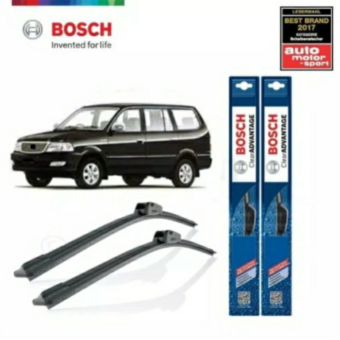Wifer BOSCH Kijang Kapsul LGX Original Clear Advantage Wiper Frameless