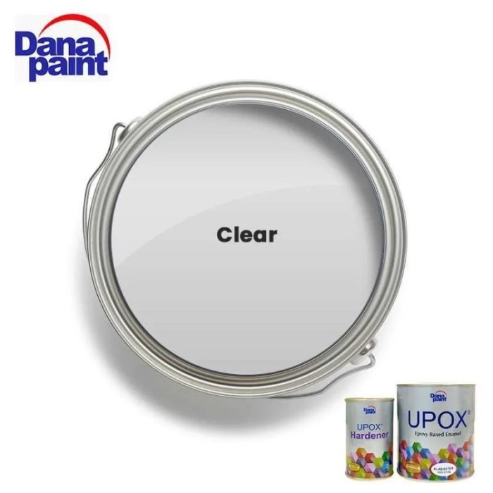 

CAT KHUSUS LANTAI/BETON/BAJA/KERAMIK EPOXY UPOX DANA PAINT (1 SET) - Clear