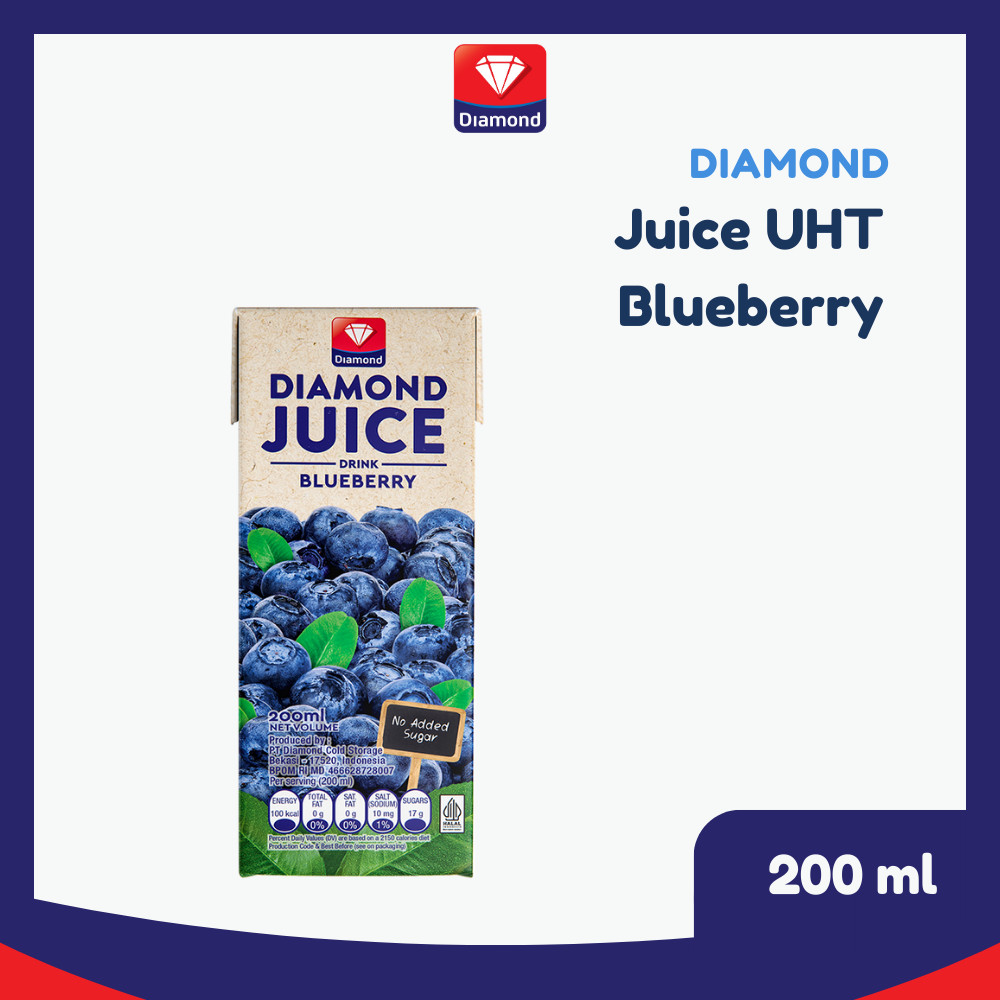 

Diamond Juice UHT Blueberry Unsweet 200 ML