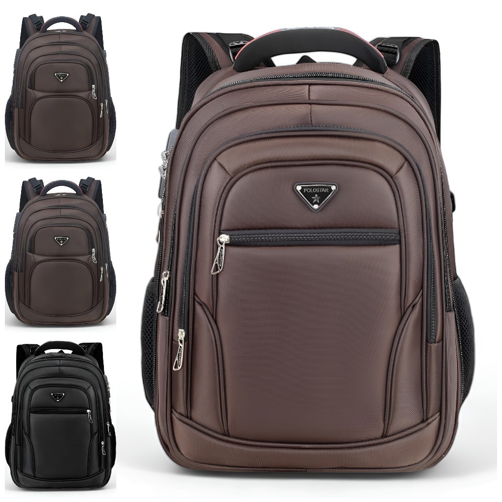 OBRAL/ Tas Polo Star 18 in Tas Ransel Expandable Backpack Pria