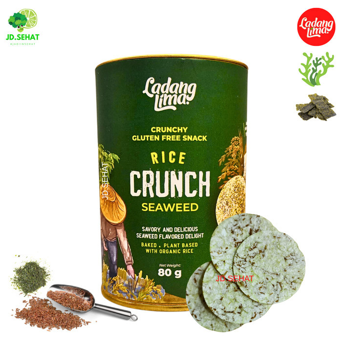 

Rice Crunch LADANG LIMA Crunchy Gluten Free Snack Seaweed