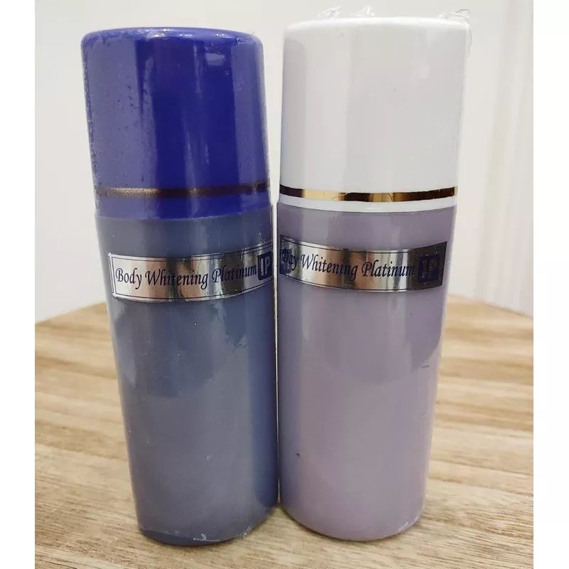 ( 1 paket )HB LOTION MALAM  SIANG WHITENING PLATINUM IP SKINCARE ORIGINAL