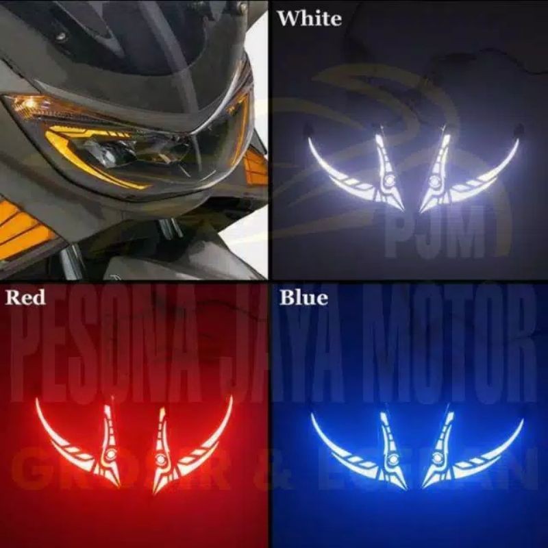nanisumar8.allshopAlis Nmax Old 2015-2019 Lampu Alis Nmax Audi 2 Mode Running