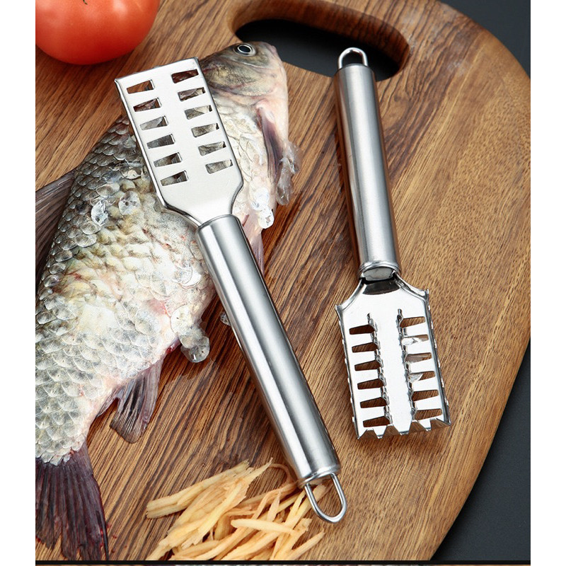 Pembersih Sisik Ikan Stainless / Serutan Pisau Sisik Ikan Stainless Steel / Alat Pembersih Sisik Ika