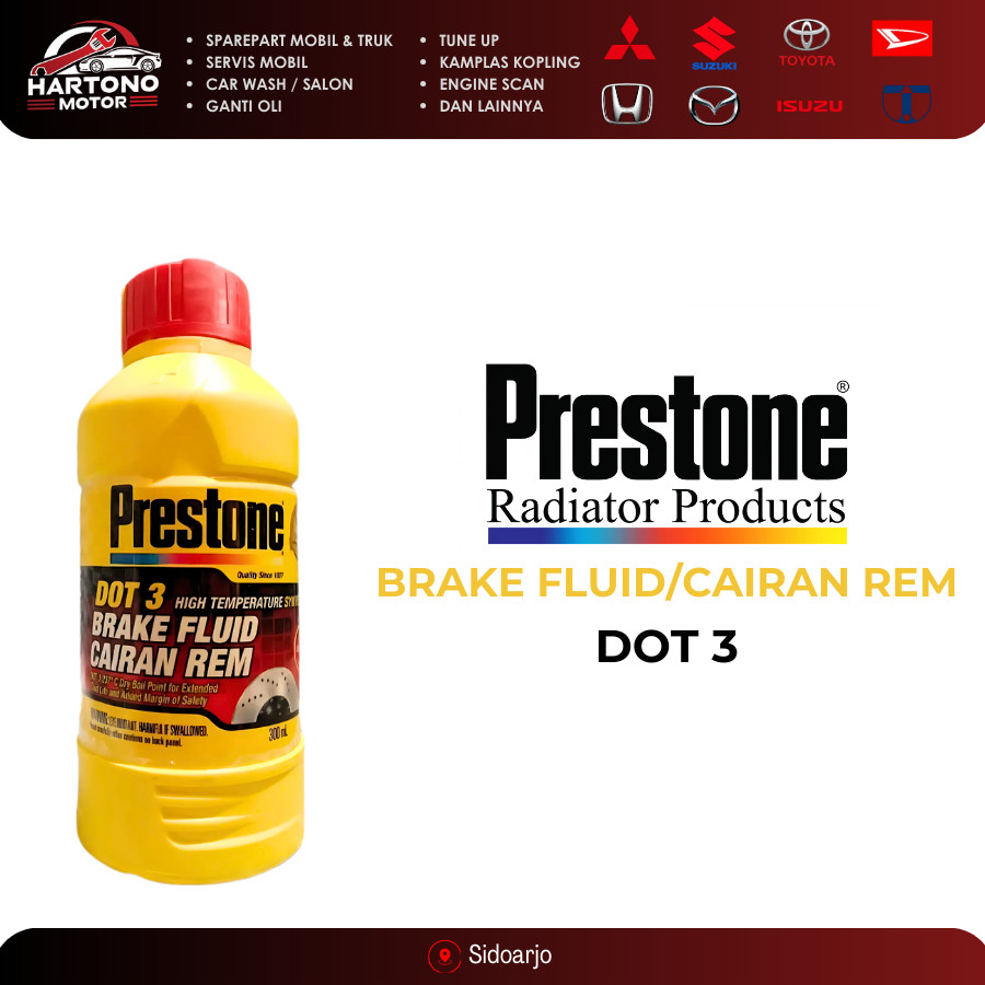 Yexstoree Prestone Minyak Rem Merah 300Ml Kecil Prestone