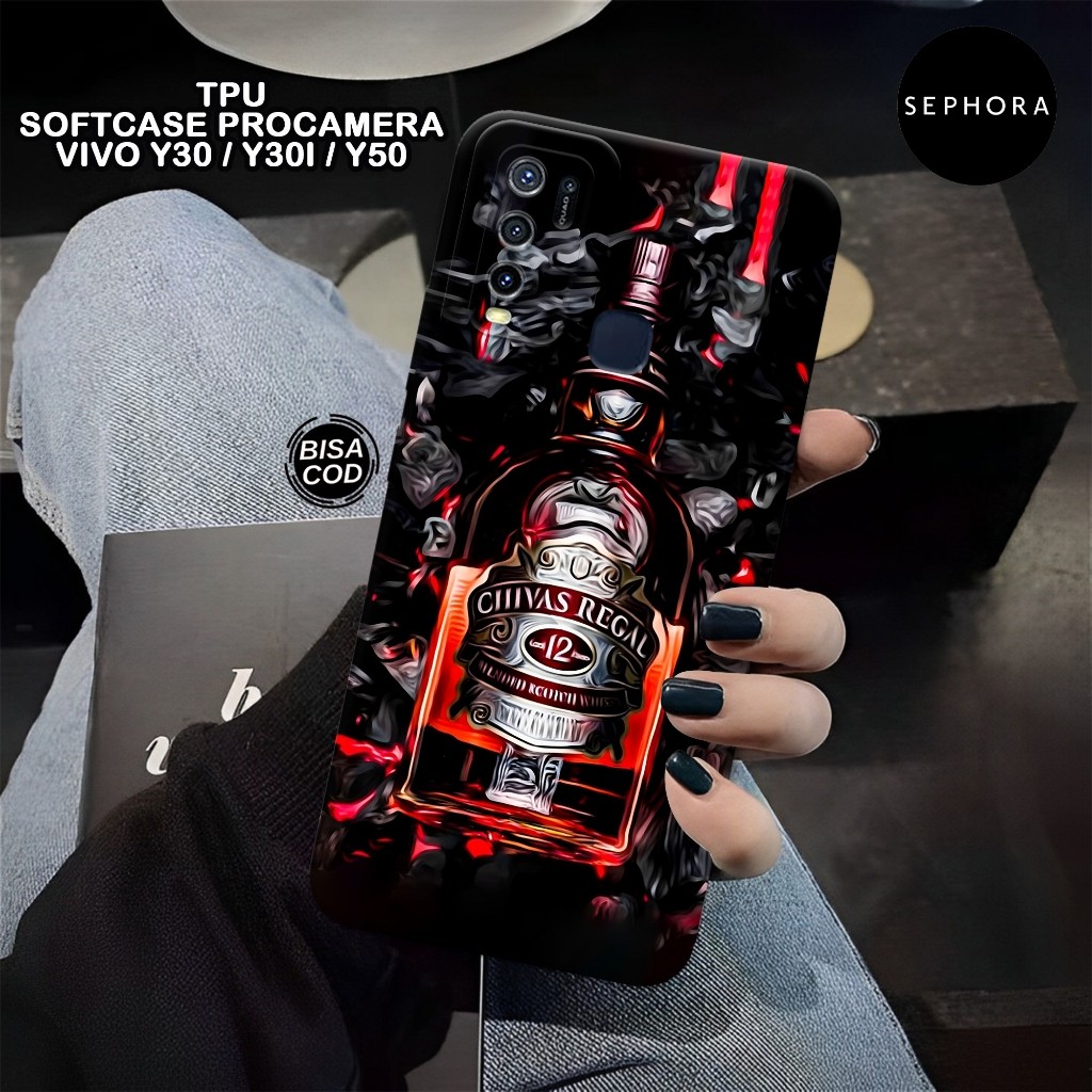 Case VIVO Y30 Y30i Y50 Terbaru - Fashion Case Minuman - Softcase VIVO Y30 Y30i Y50 - Case Pro Camera