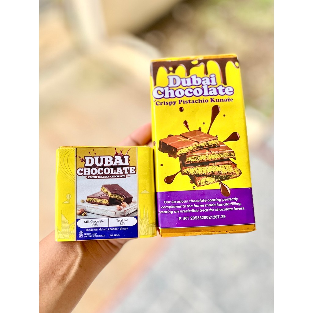 

GRATIS ONGKIR [Kecil & Besar] COKLAT DUBAI Kunafa lokal homemade jumbo viral halal