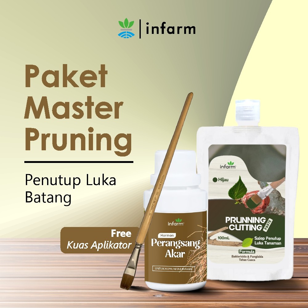 INFARM - Paket Master Pruning Nutrisi Akar Salep Kambium Stek Batang Lengkap Obat Perangsang Akar Ta