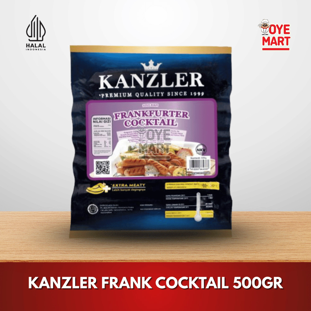 

KANZLER FRANKFURTER COCKTAIL 500GR SOSIS AYAM MINI KANZLER