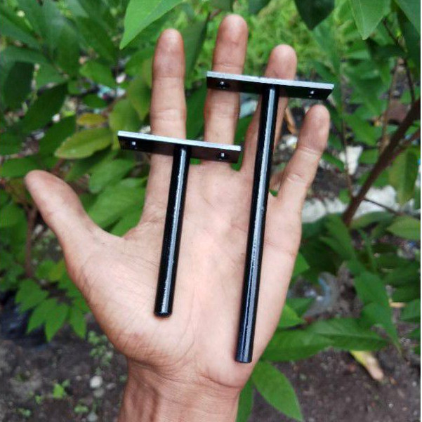 TERBARU KARGO / BESI 8MM BRAKET AMBALAN MELAYANG / BESI PENAHAN AMBALAN /BESI RAK DINDING MELAYANG /