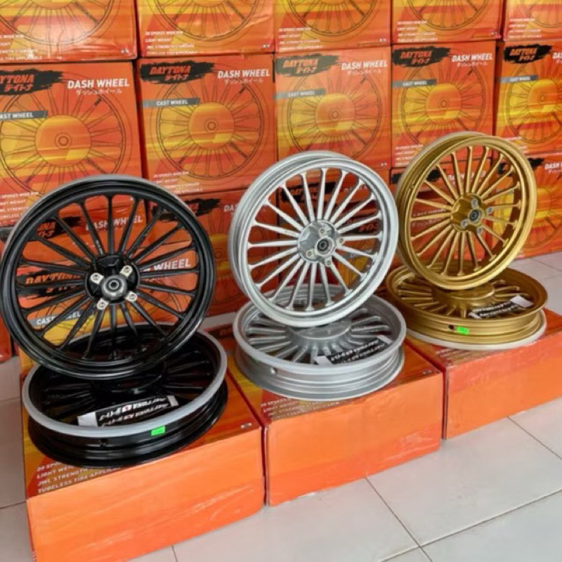 DAYTONA RACING ORIGINAL VELG PALANG 20 185x14 & 215x14 VARIO 110 125 150 160 CBS BEAT SCOOPY GENIO S