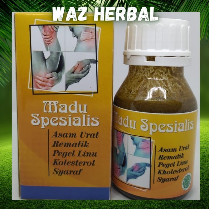 

Madu Spesialis SPES ARTIKO Untuk Syaraf Kejepit, Kolesterol dan Asam Urat