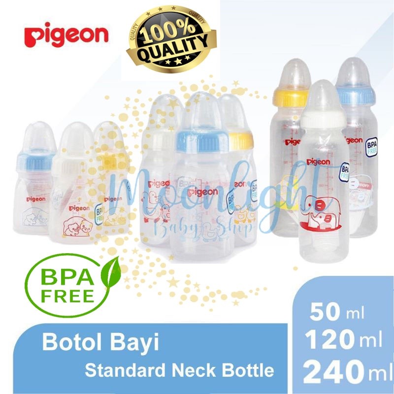 Pigeon Botol Susu Bayi Assorted Standard | Botol Standard PP RP | Dot Nipple Original Pigeon