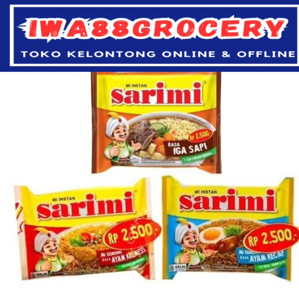 

Sarimi mie instan new series 1 pieces