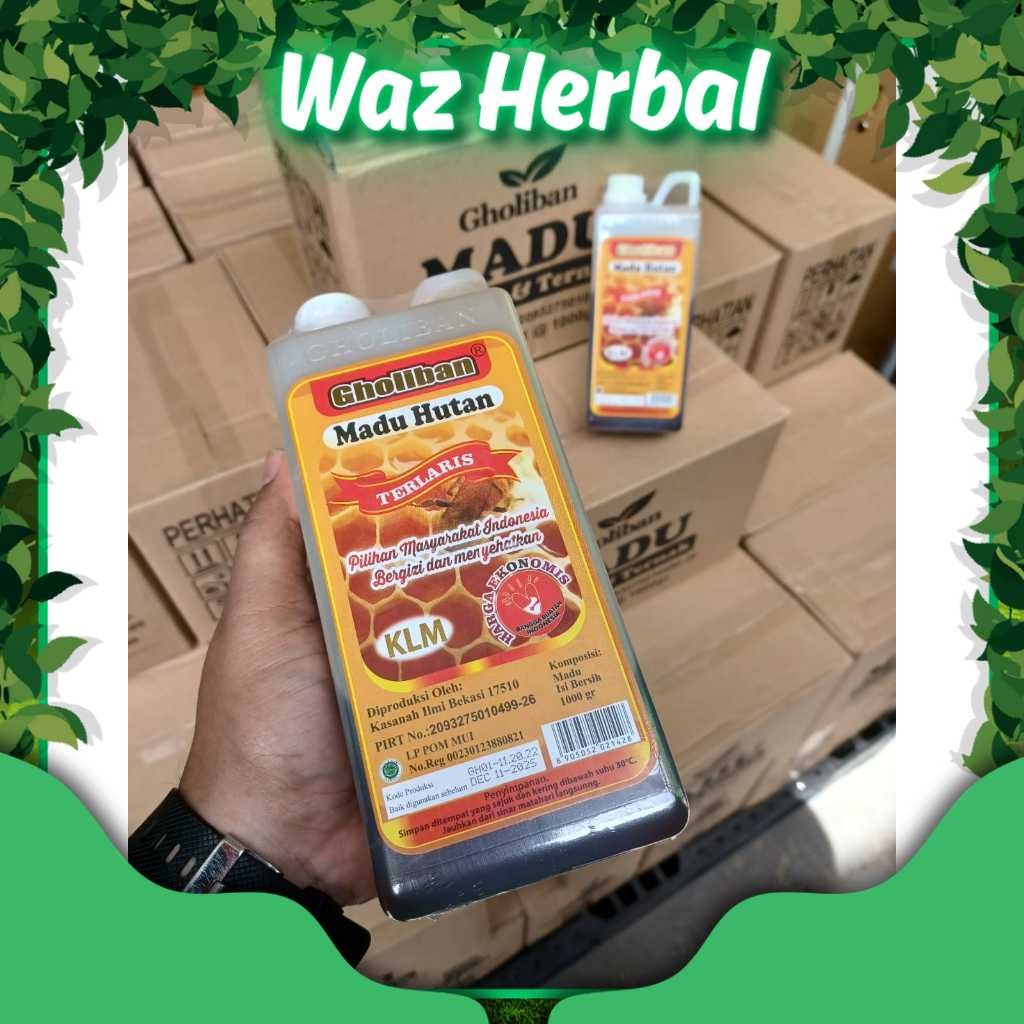 

ORIGINAL | Madu Gholiban Murni Hutan 1 Kg Madu Hutan best seller | Waz Herbal