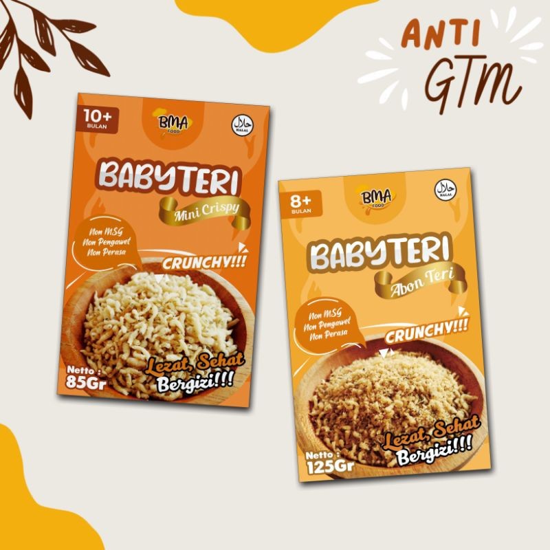 

Abon MPASI Teri Nasi Babyteri 125 gr Bayi 8+ Anak