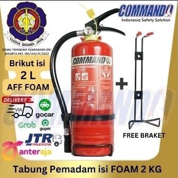 APAR FOAM 2 KG COMMANDO / AFF FOAM 2 L / Komplit Set + Free Braket TERLARIS