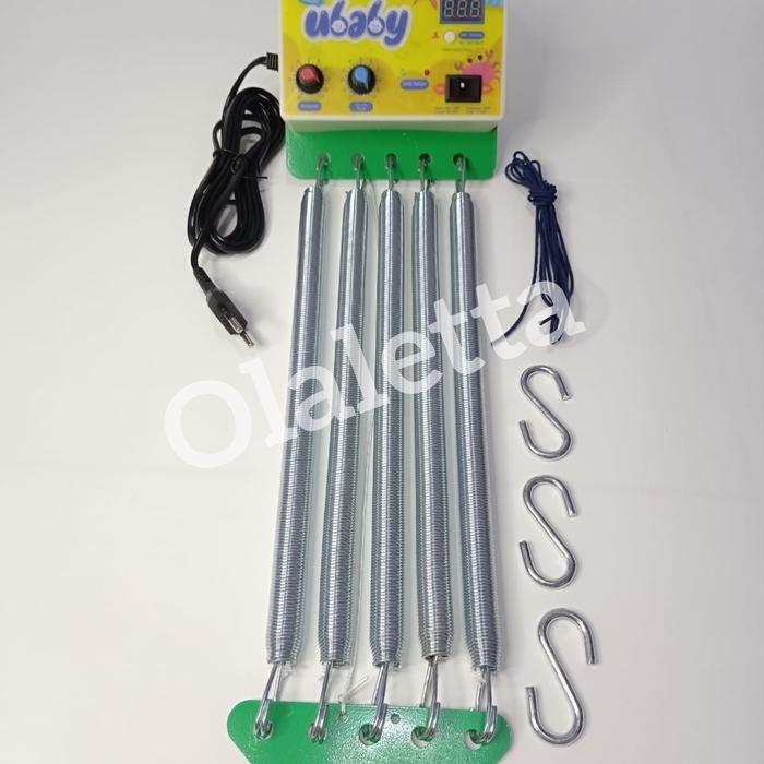 br e CASHBACK ONGKIR. Mesin ayunan ayun listrik elektrik bayi otomatis - U BABY 5PER