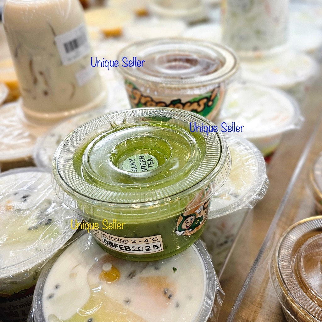 [Isi50] Cup Puding Puyo 240 ml / Mika Puding Puyo 240ml / Mika Silky Puding / Gelas Jelly Premium / 