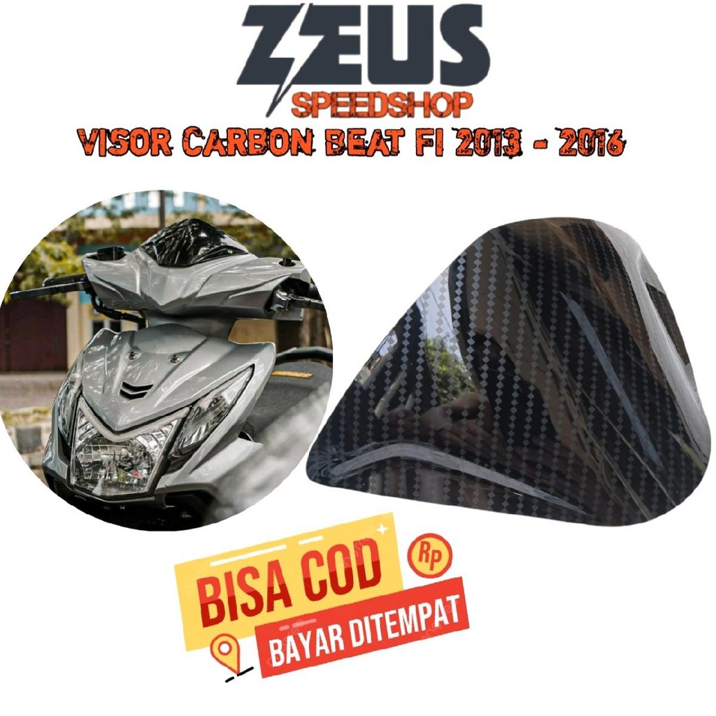 VIRAL TERBARU VISOR BEAT FI 2013 2014 - VISOR CARBON BEAT FI 2013 2014 - VISOR BEAT FI 2013 2014 Mot