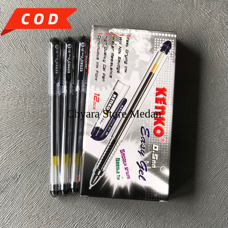 

gel pen pulpen tinta cair kenko easy gel 0.5