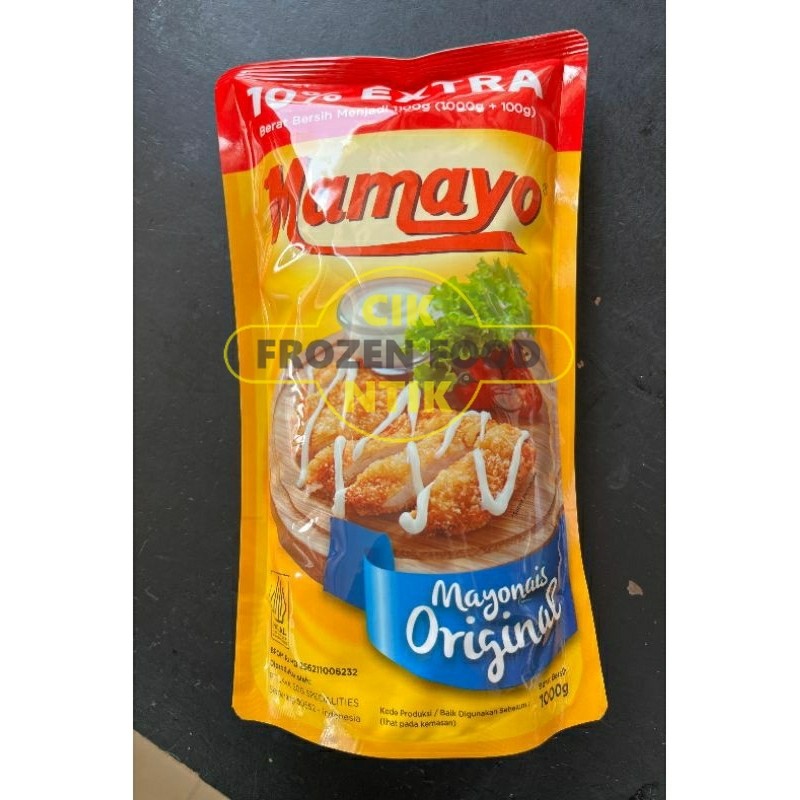 

Mamayo Mayonaise Original 1kg Frozen food cik ntik Jambi cemilan jajanan seblak korea jepang