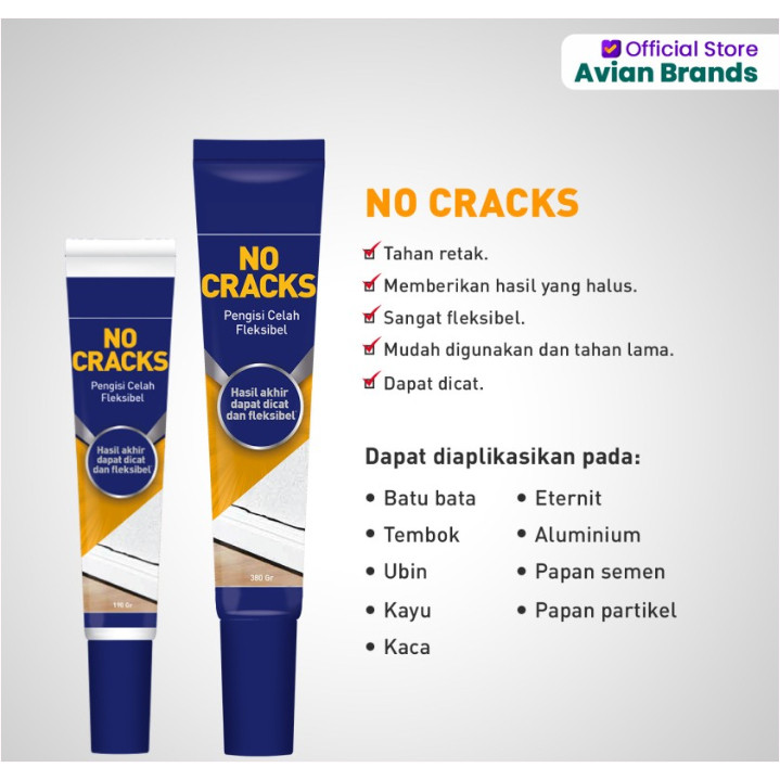 TAMBAL TEMBOK DINDING PENGISI CELAH FLEKSIBEL PENAMBAL RETAK BATU BATA ALUMUNIUM PAPAN KACA KAYU