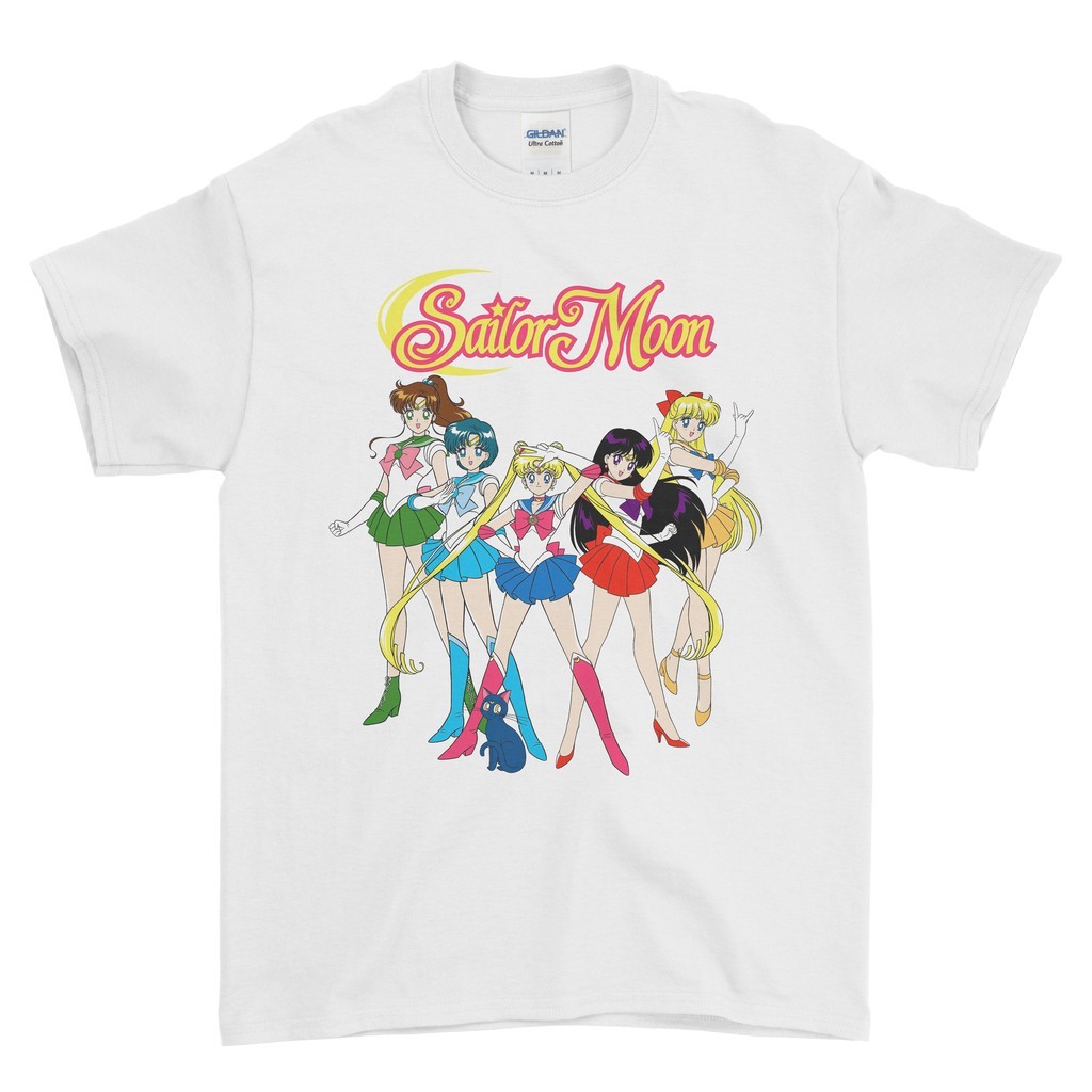 【COD】 Kaos Sailor Moon Vintage Anime T-shirt T-shirt