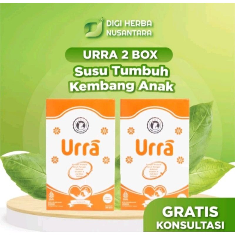 

2 Box URRA Susu Kambing Saneen Penambah Berat Badan & tinggi Badan dll