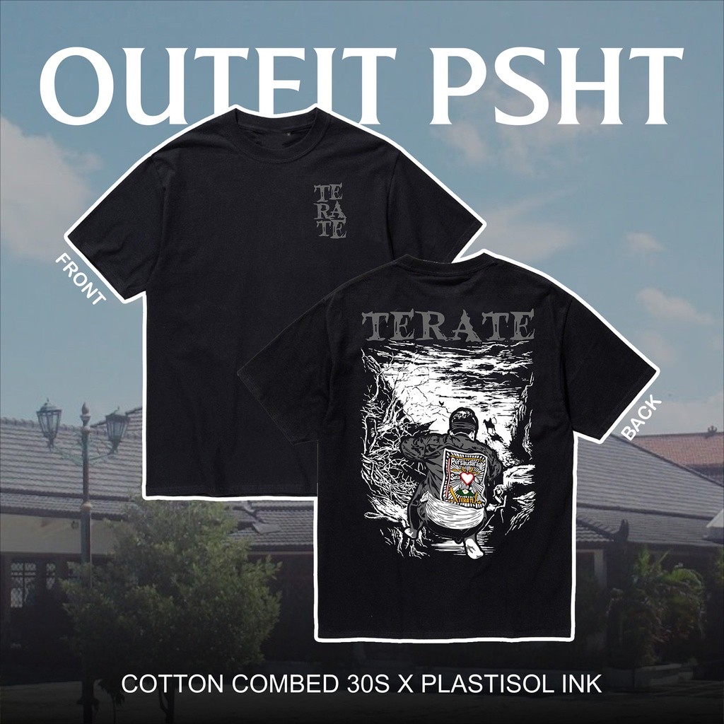 Pshtartwear Kaos Psht Terbaru Murah Distro Kaos Terate Shterate Original Baju Pshtart Catoon Combed 