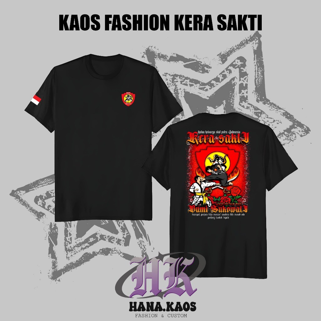 KERA SAKTI - IKSPI - PERGURUAN KERA SAKTI - PRIA DAN WANITA - KAOS DISTRO