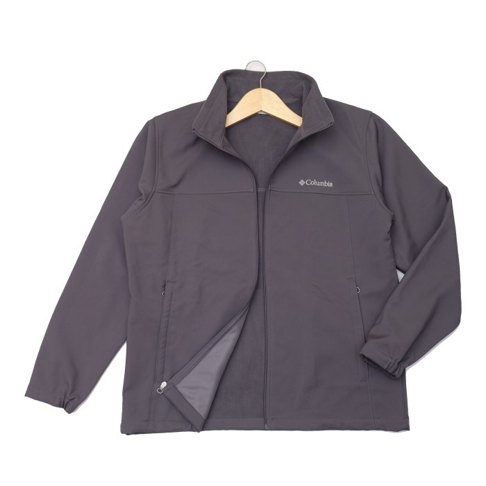 Jaket Outdoor Columbia Men's Bowen Lake Softshell Grey Original - S