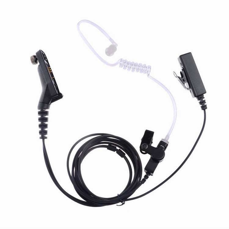 Air Acoustic Tube Earpiece PTT Mic Radiation-proof Walkie Talkie Earphone For Motorola DP4800 DP3401