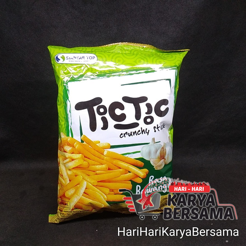 

SIANTAR TOP TIC TIC CRUNCHY STICK GARLIC FLAVOUR 70GR