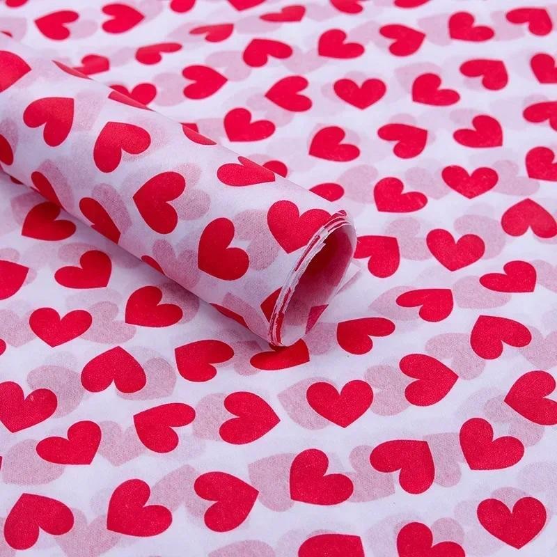 

10Sheets 50*66cm Valentines Tissue Paper Flower Bouquet Wrapping For Florist Wedding Birthday Party Gift Packing Decor DIY Craft