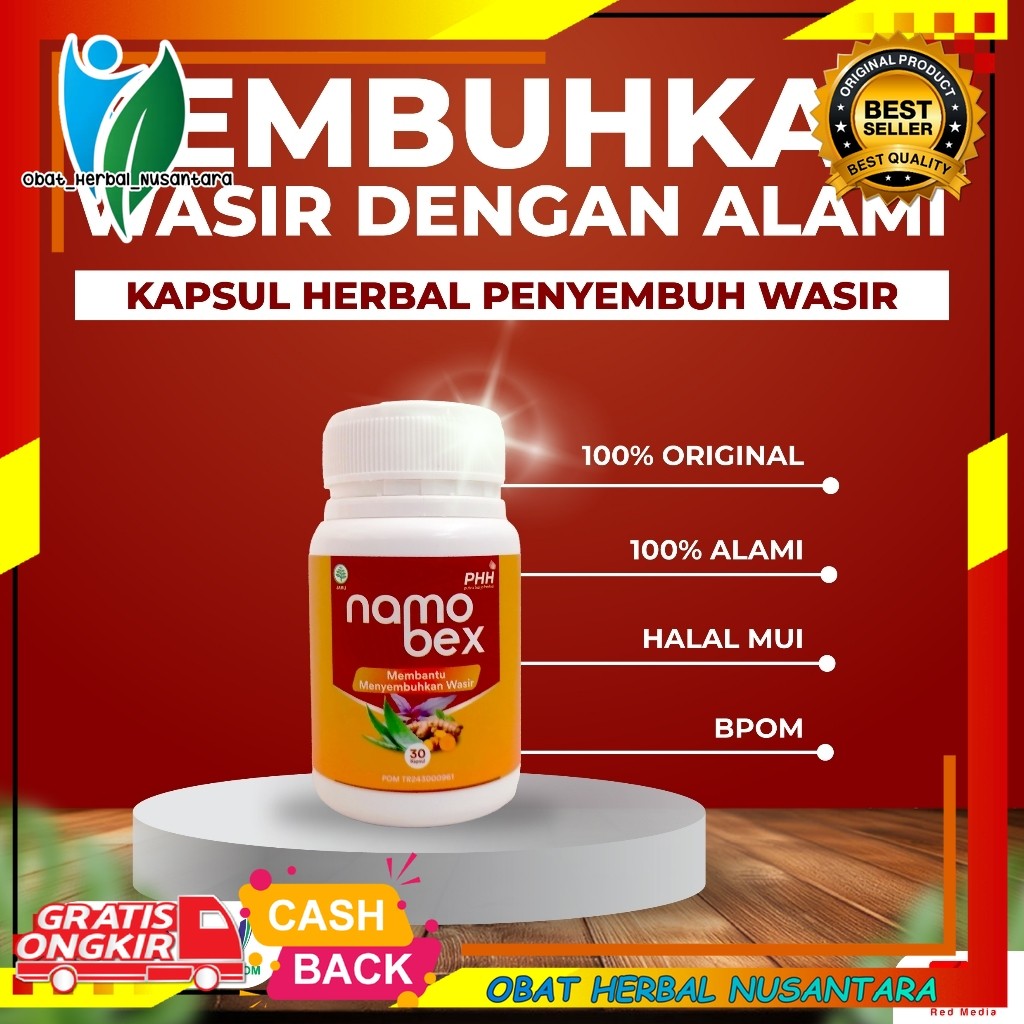 Namobex Paket Hemat Bebas Wasir / Ambeien Sembuh Tanpa Kambuh/ Aman BPOM Obat Ambeien Ampuh / Atasi 